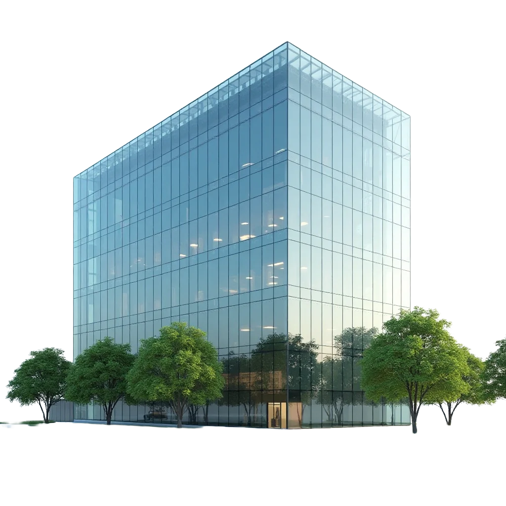 Modern Glass Office Building